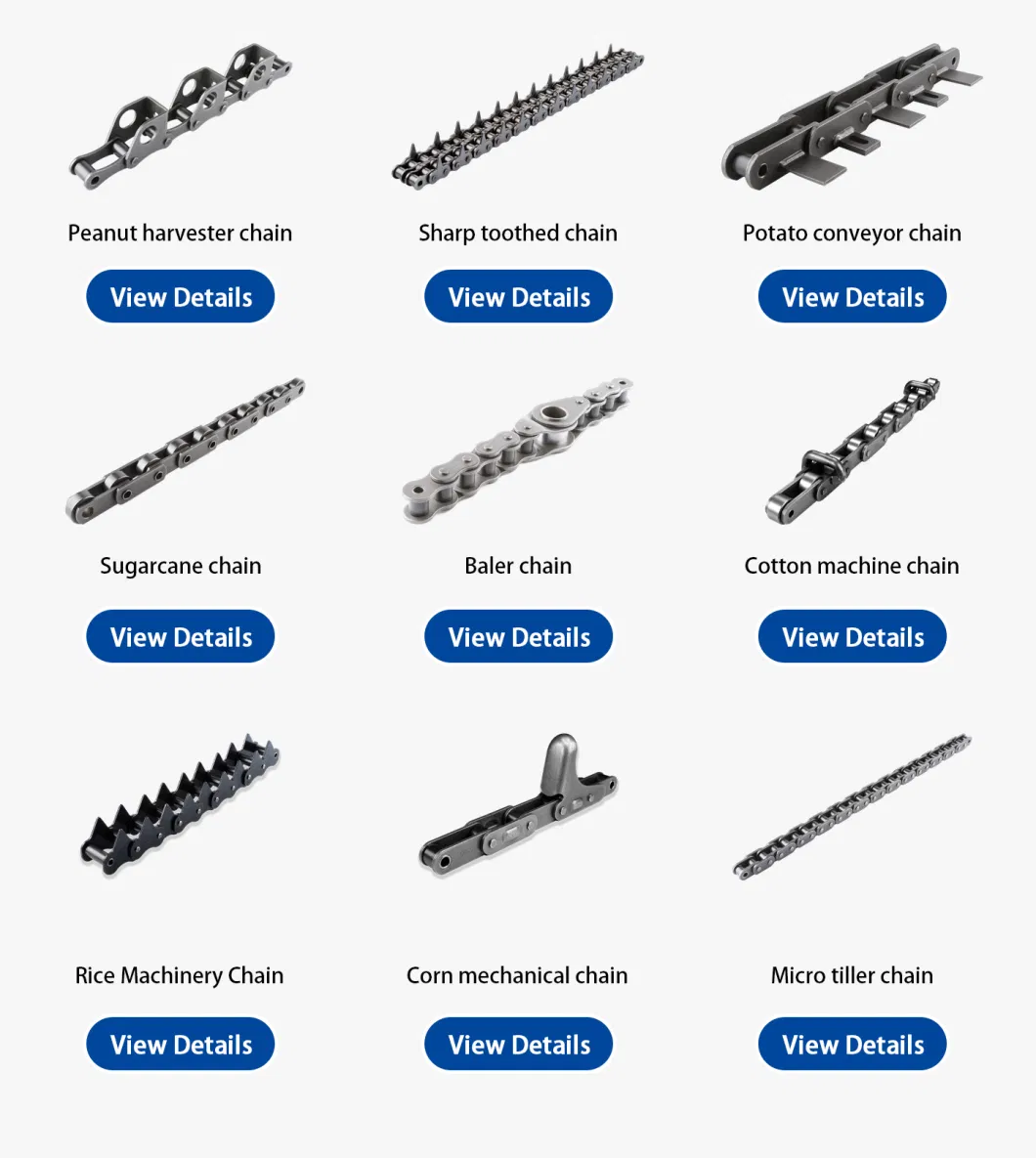 Ca550f19 Ca550f17 Ca550f13 Ca550h C/S/Ca Type Steel Agricultural Transmission Drive Conveyor Roller Chain